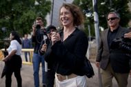 Anamaria Baralt, Menendez brothers' cousin, after their resentencing hearing (Image via Getty)